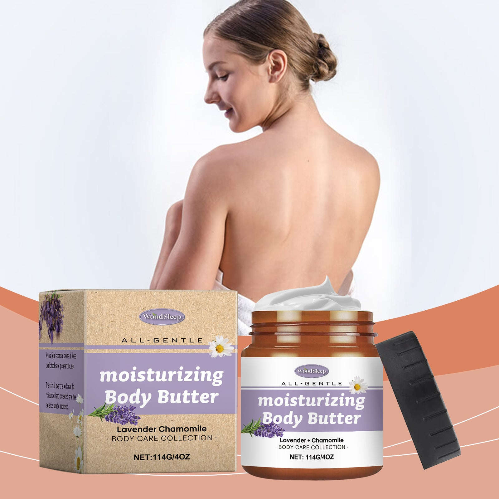 Lavender & Chamomile Body Butter - Deeply Hydrating All-Over Moisturizer - Icon Her