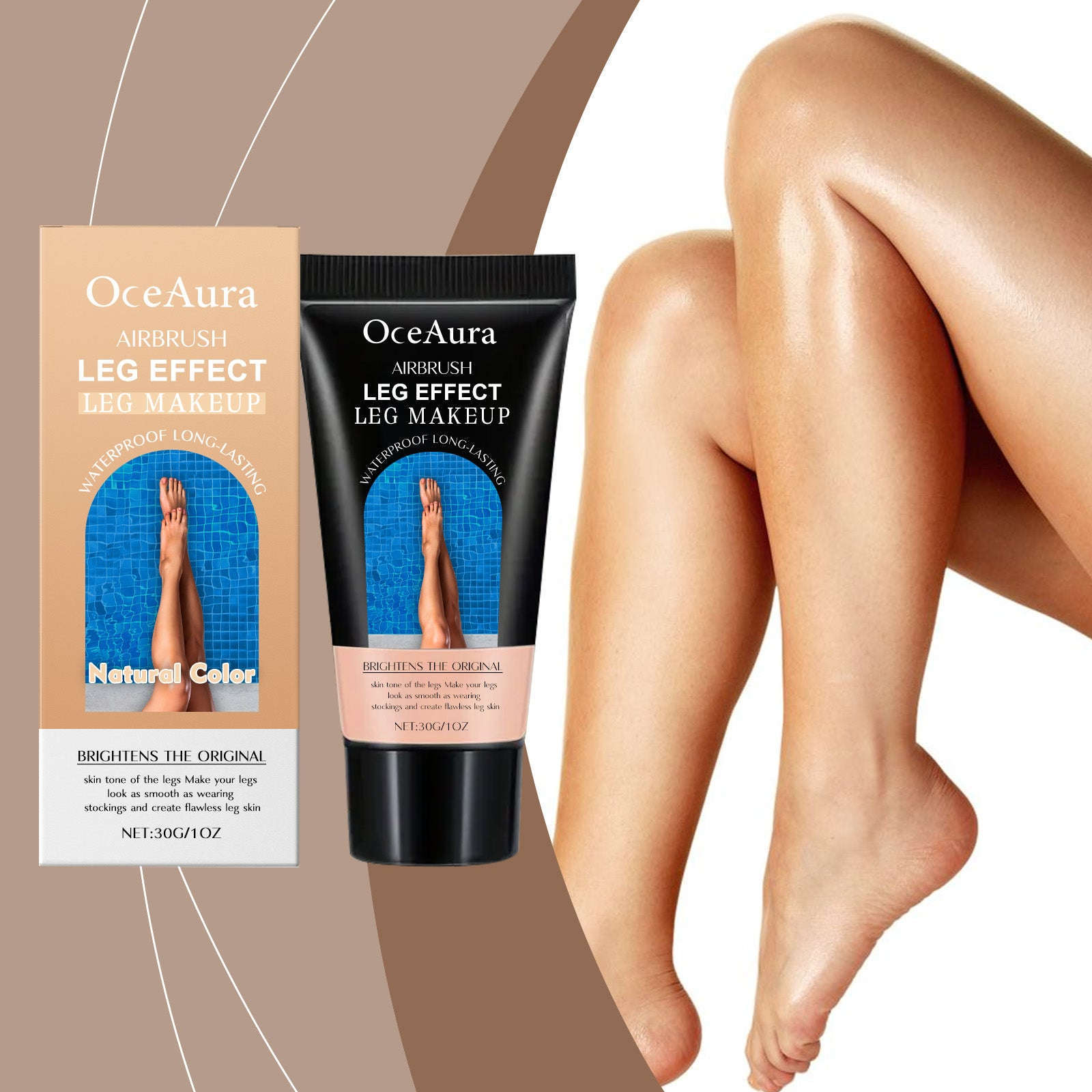 Leg & Body Skin Tone Foundation - Sun-Kissed Bronzing Makeup - Icon Her