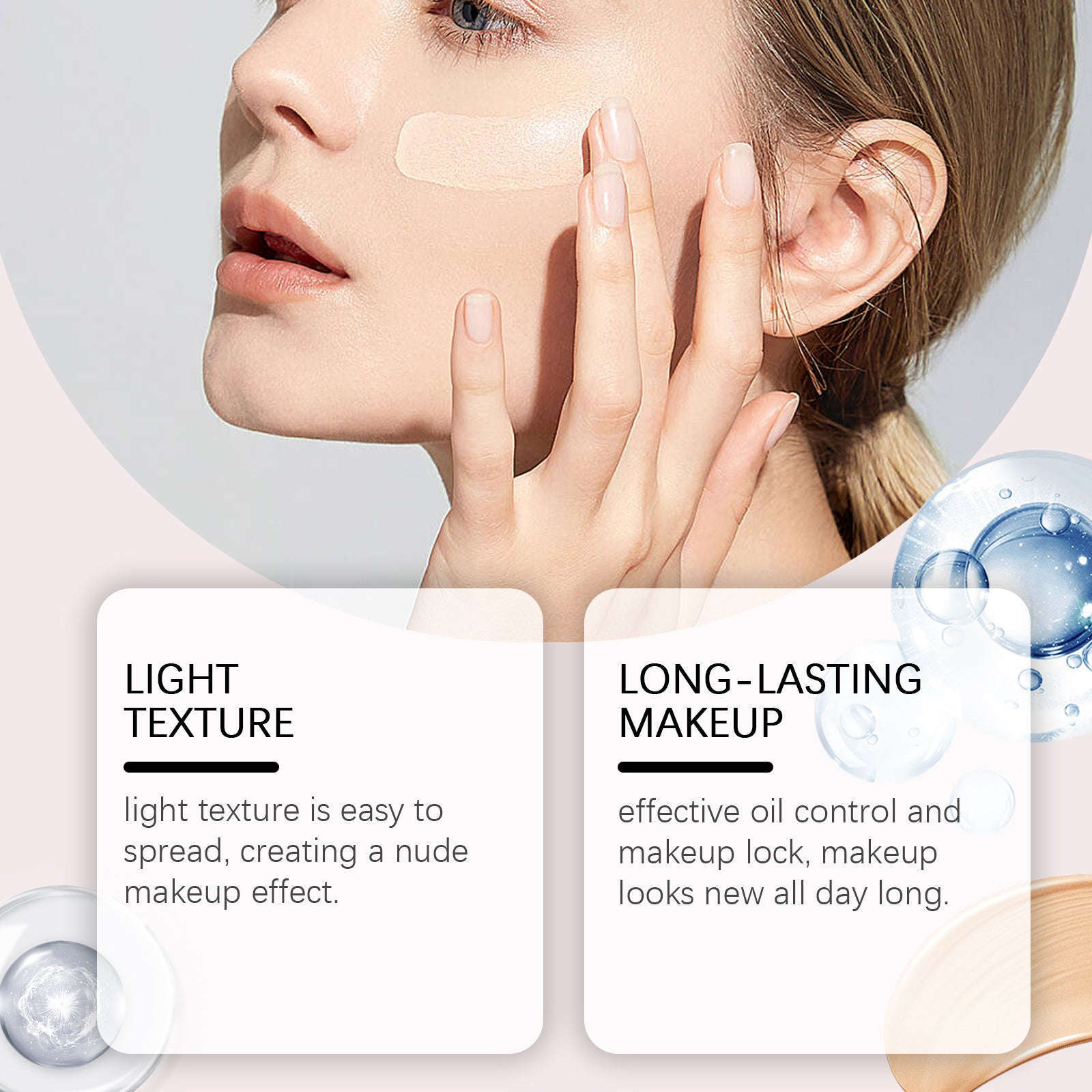 Light Moisturizing Liquid Foundation – Hydrating & Natural Skin Finish - Icon Her