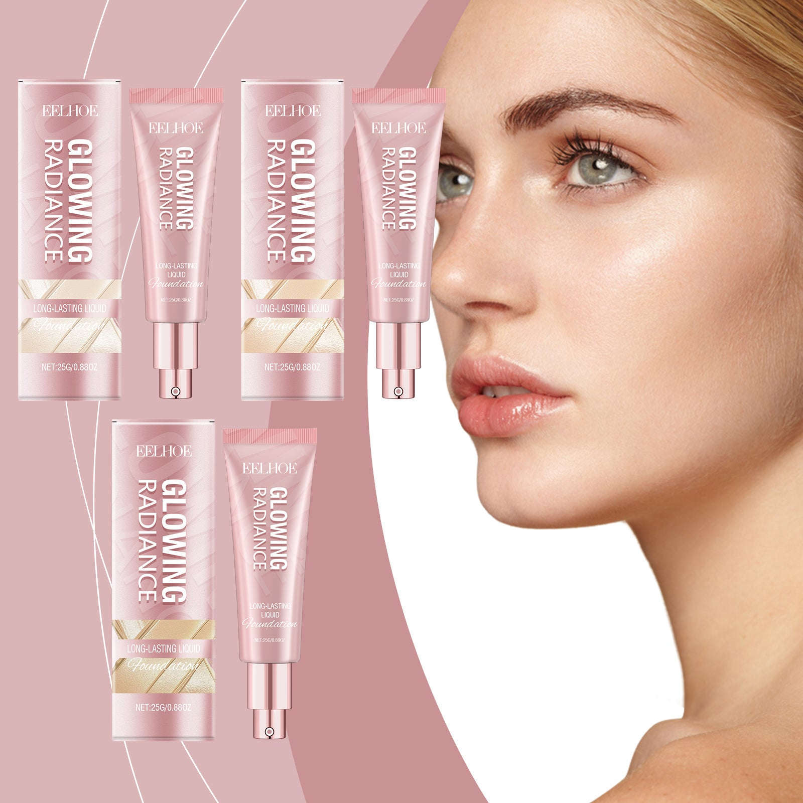 Light Moisturizing Liquid Foundation – Hydrating & Natural Skin Finish - Icon Her