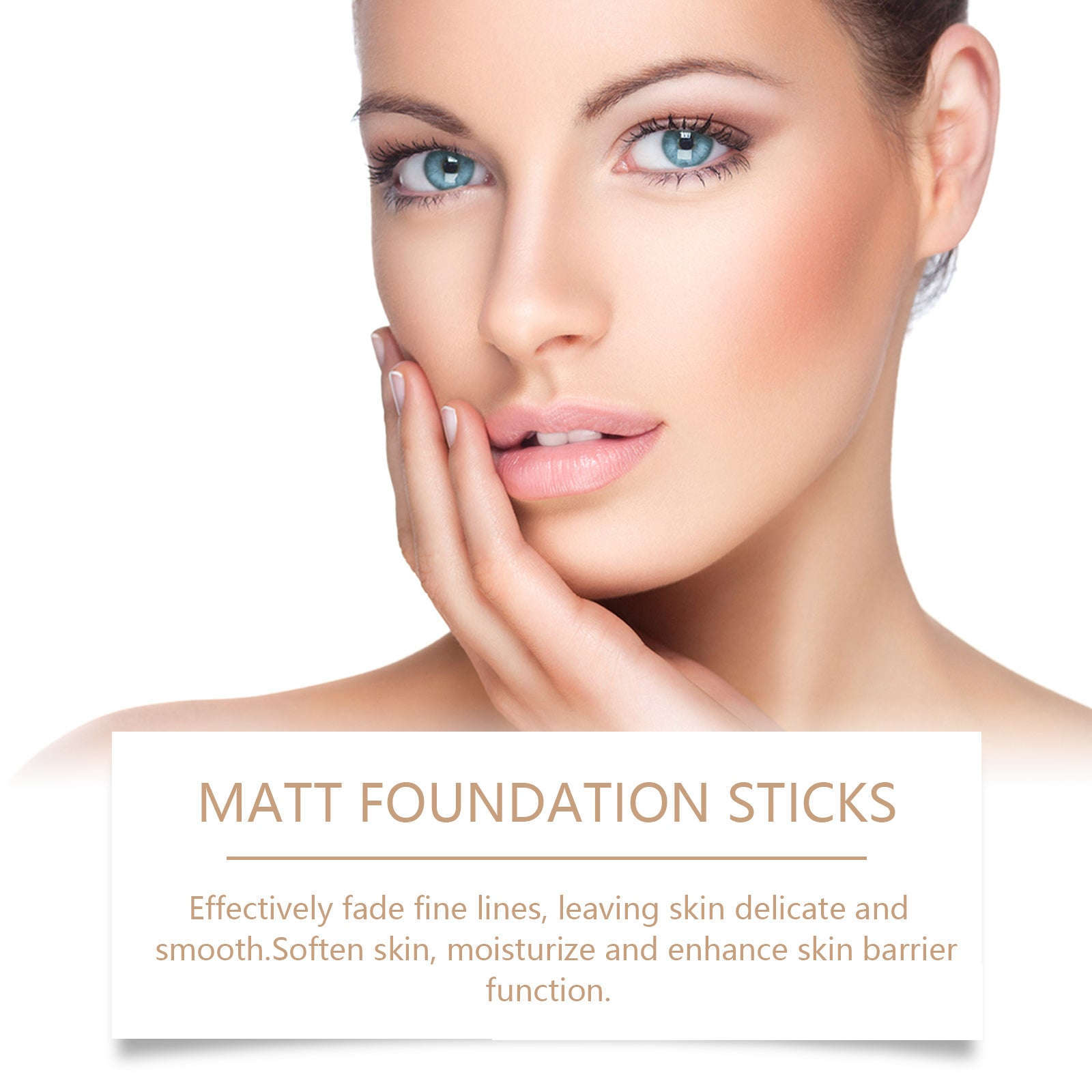 Light Transparent Concealer Foundation Stick - Hydrating & Brightening Base - Icon Her