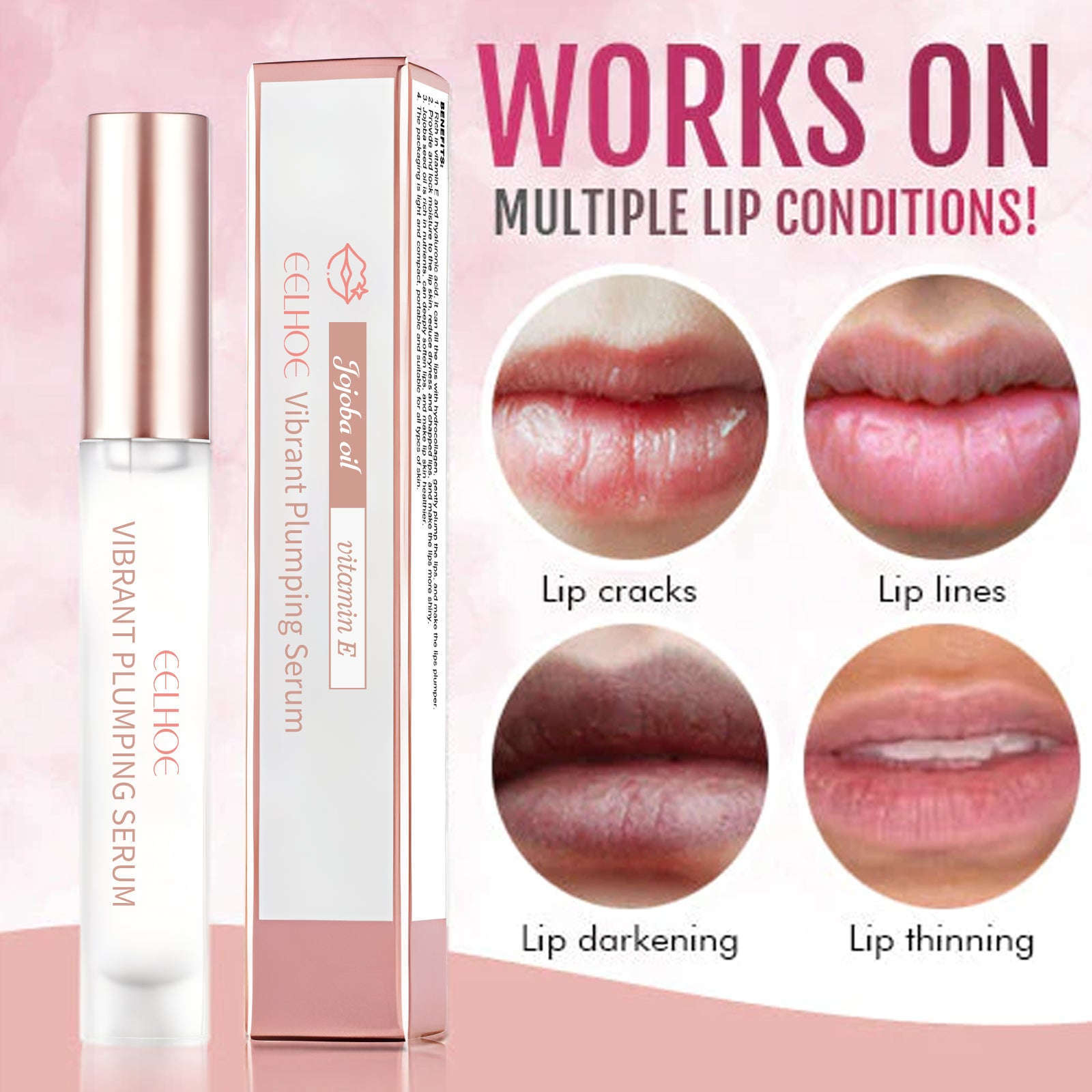 Lip Plumping Treatment – Anti-Dry, Fades Lip Lines & Deep Moisturizing - Icon Her