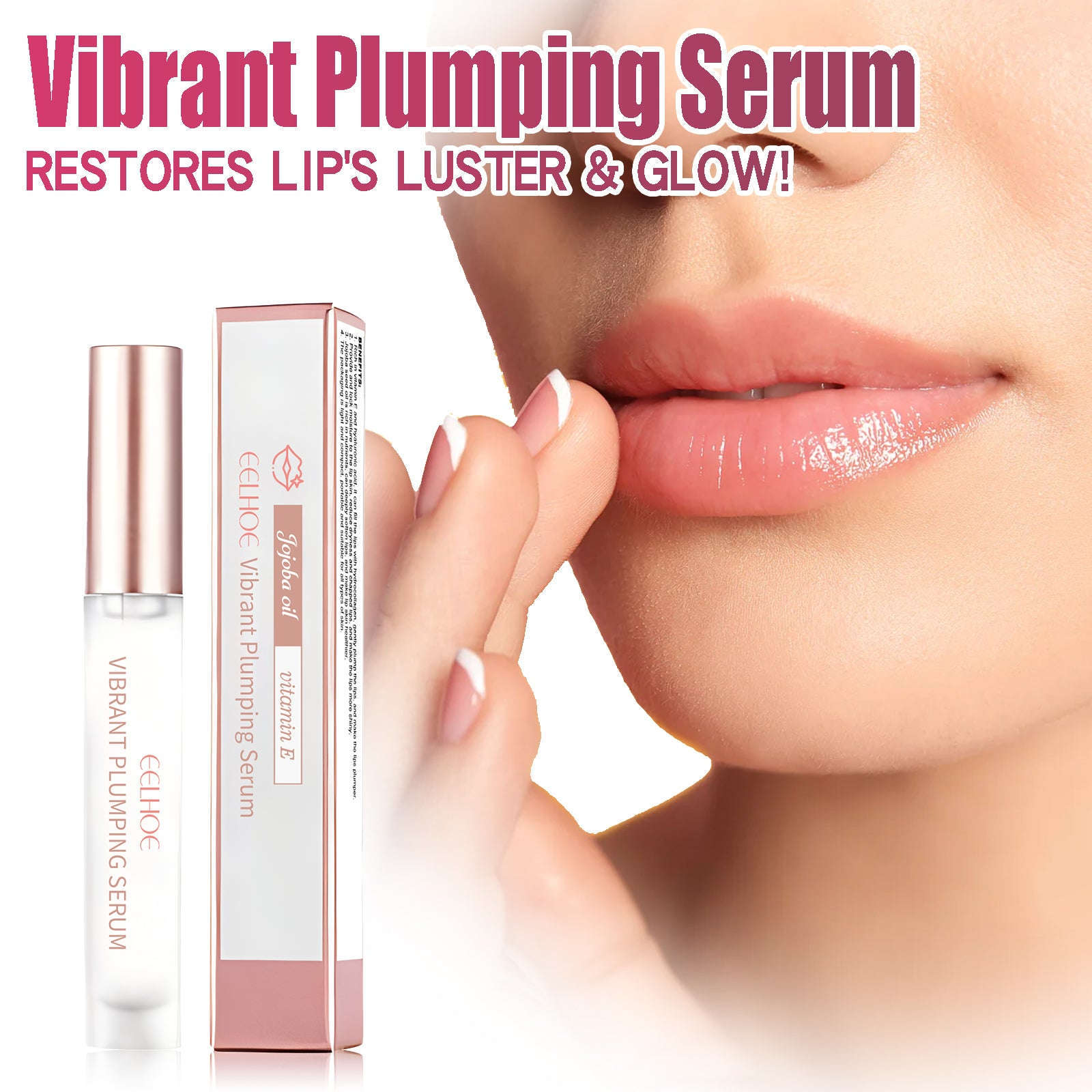 Lip Plumping Treatment – Anti-Dry, Fades Lip Lines & Deep Moisturizing - Icon Her