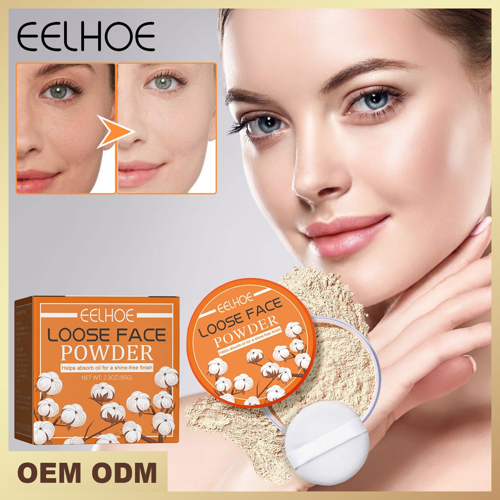 Loose Setting Powder – Waterproof, Natural Concealer & Fine Finish Makeup - Icon Her