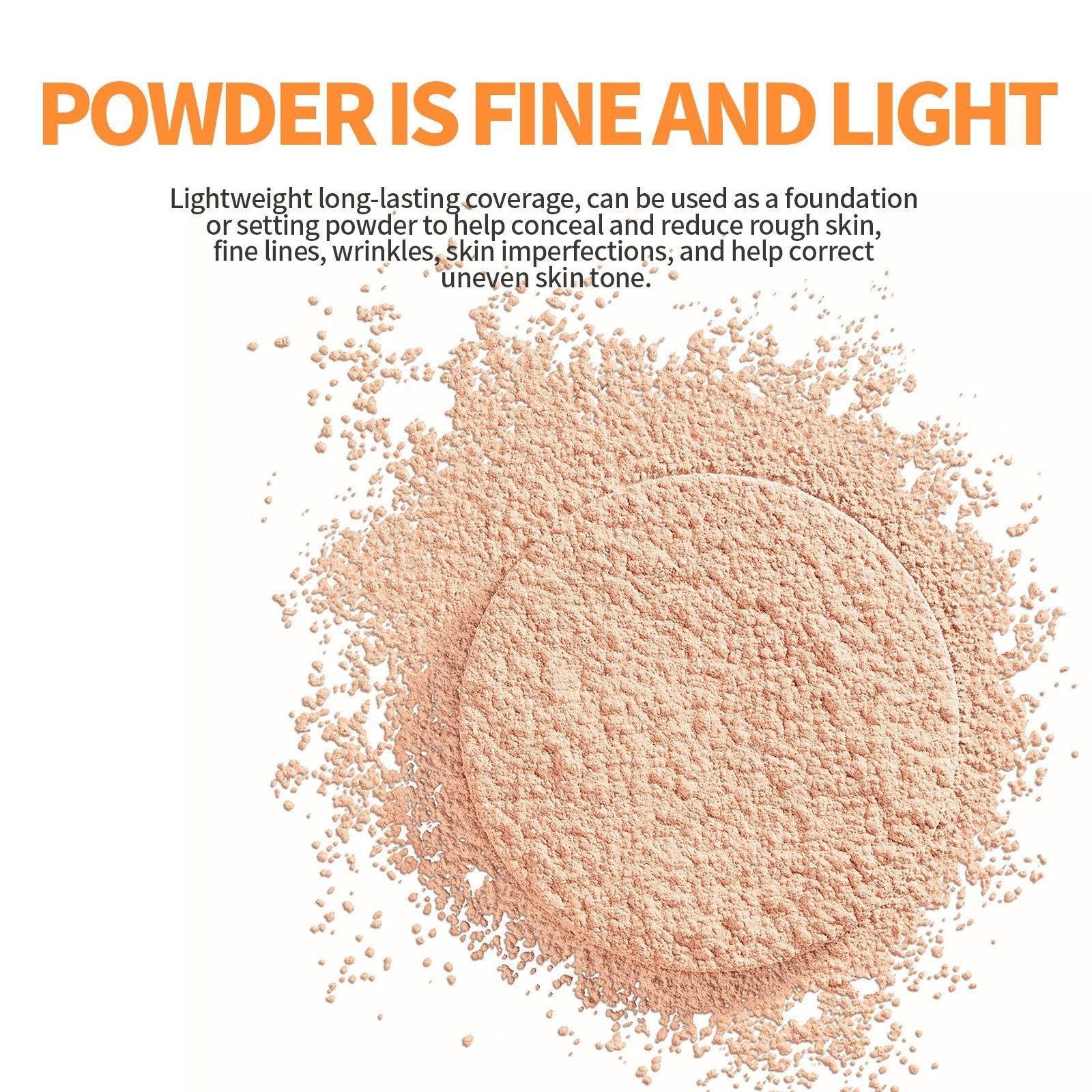 Loose Setting Powder – Waterproof, Natural Concealer & Fine Finish Makeup - Icon Her