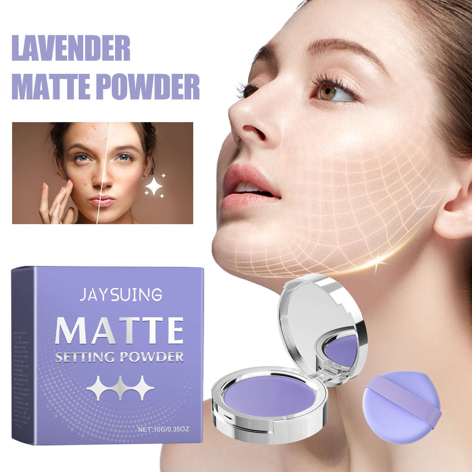 Matte Finishing Powder - Natural Oil Control & Setting Powder - Icon Her