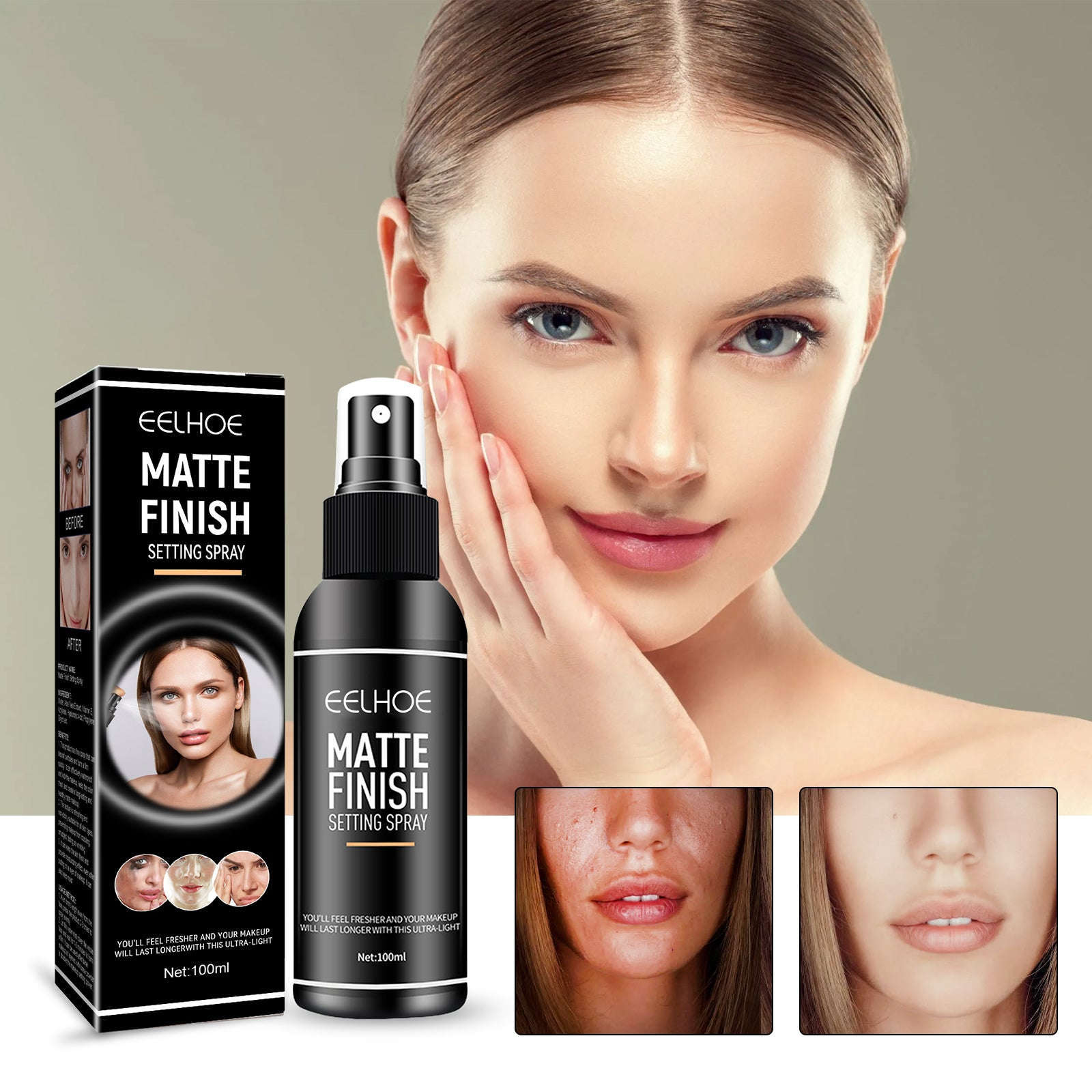 Matte Setting Spray – Oil Control, Waterproof & Long-Lasting Makeup - Icon Her