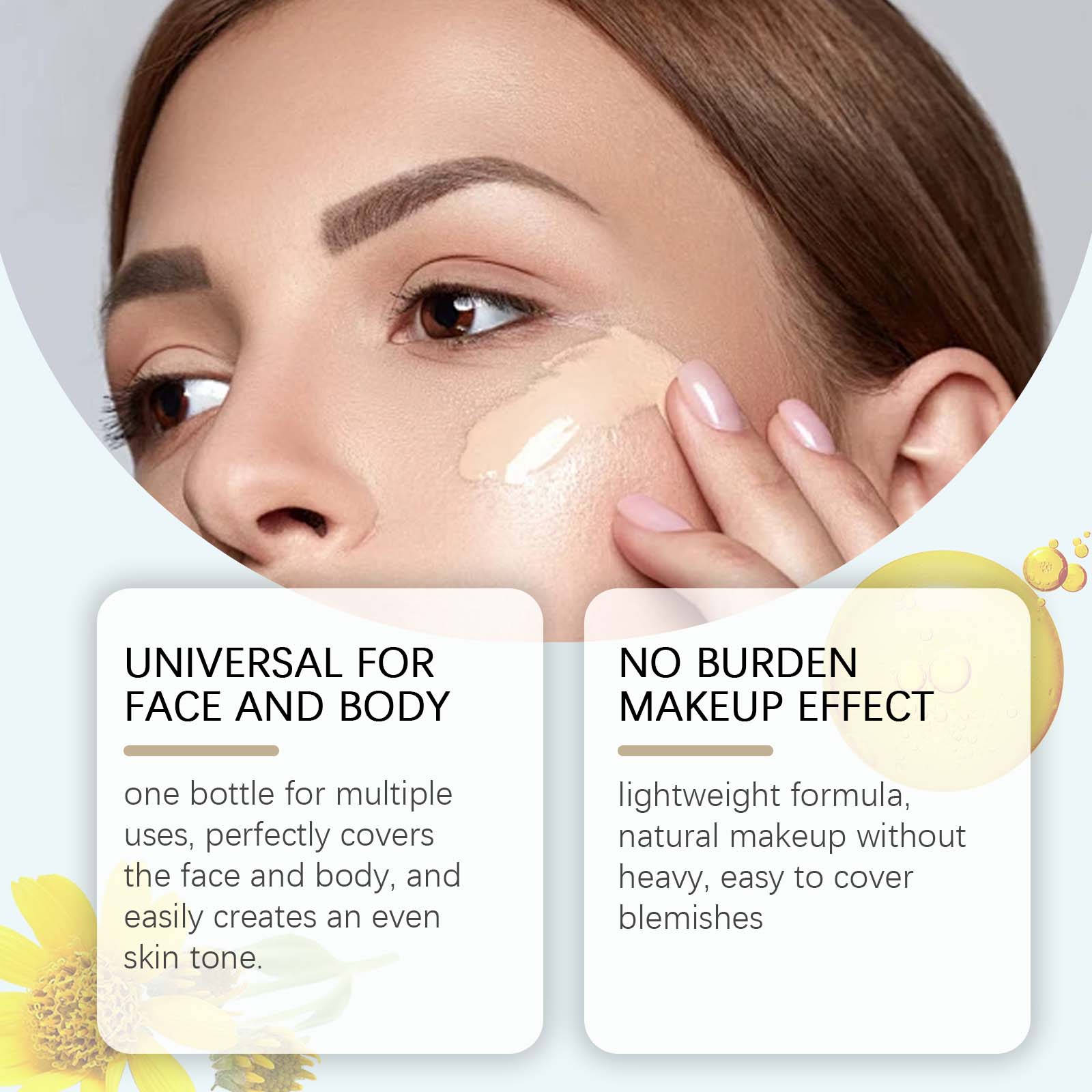 Medium-Tone Liquid Concealer - Hydrating Matte Coverage - Icon Her