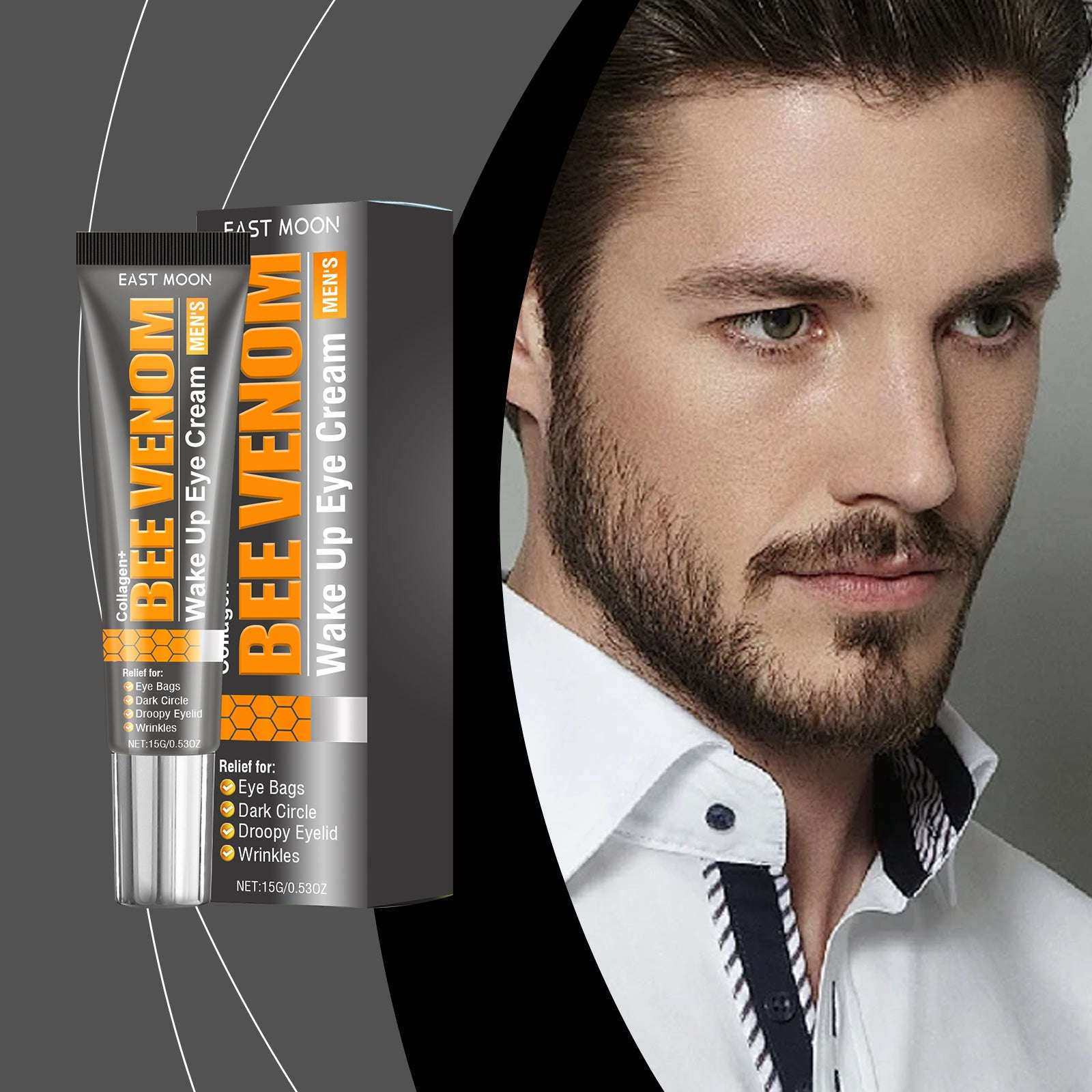 Men's Firming Eye Cream – Hydrating, Elastic & Moisturizing Eye Care - Icon Her