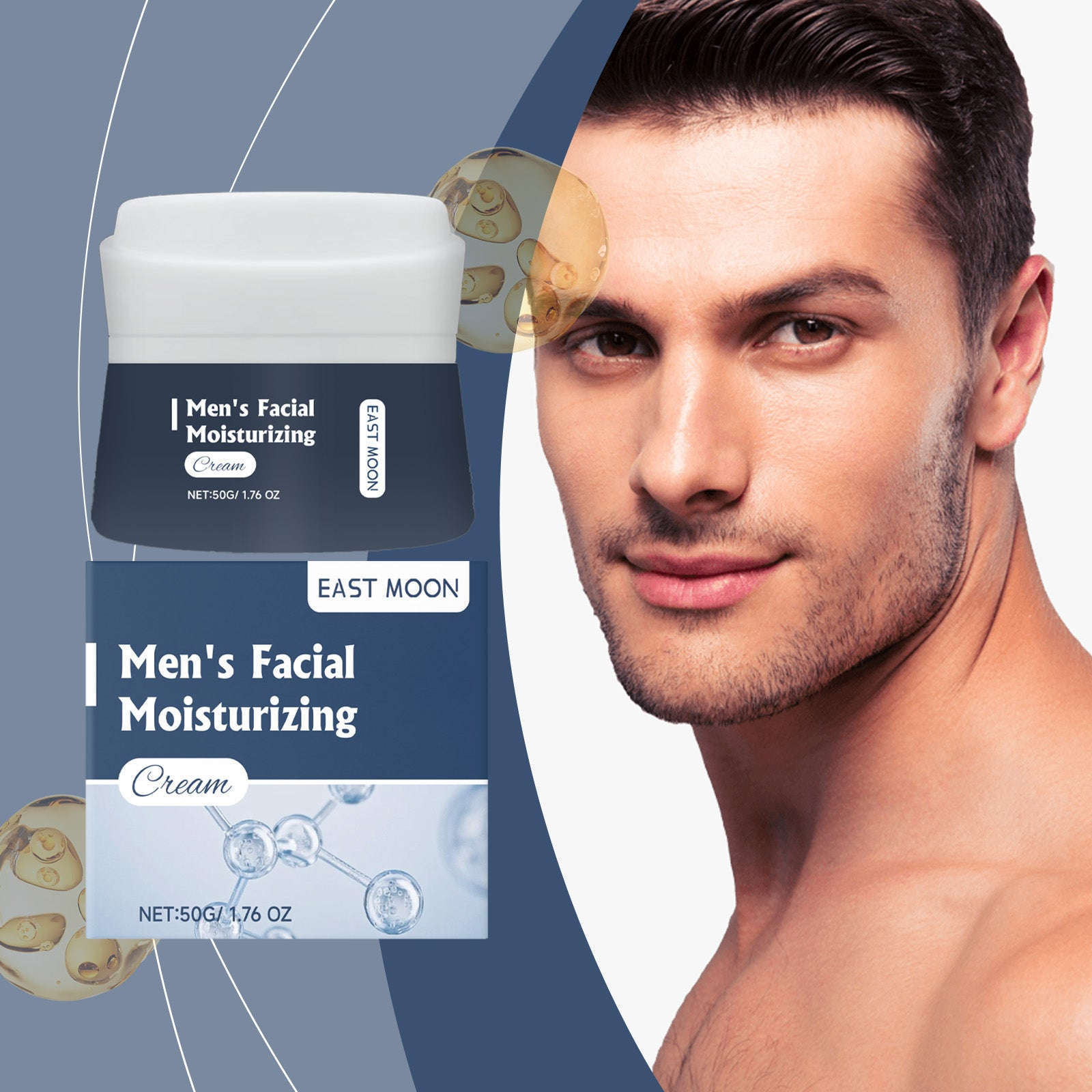 Men's Hydrating Face Moisturizer - Brightening & Daily Skincare Cream - Icon Her