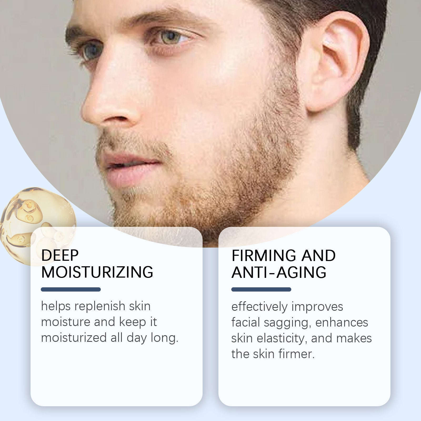 Men's Hydrating Face Moisturizer - Brightening & Daily Skincare Cream - Icon Her