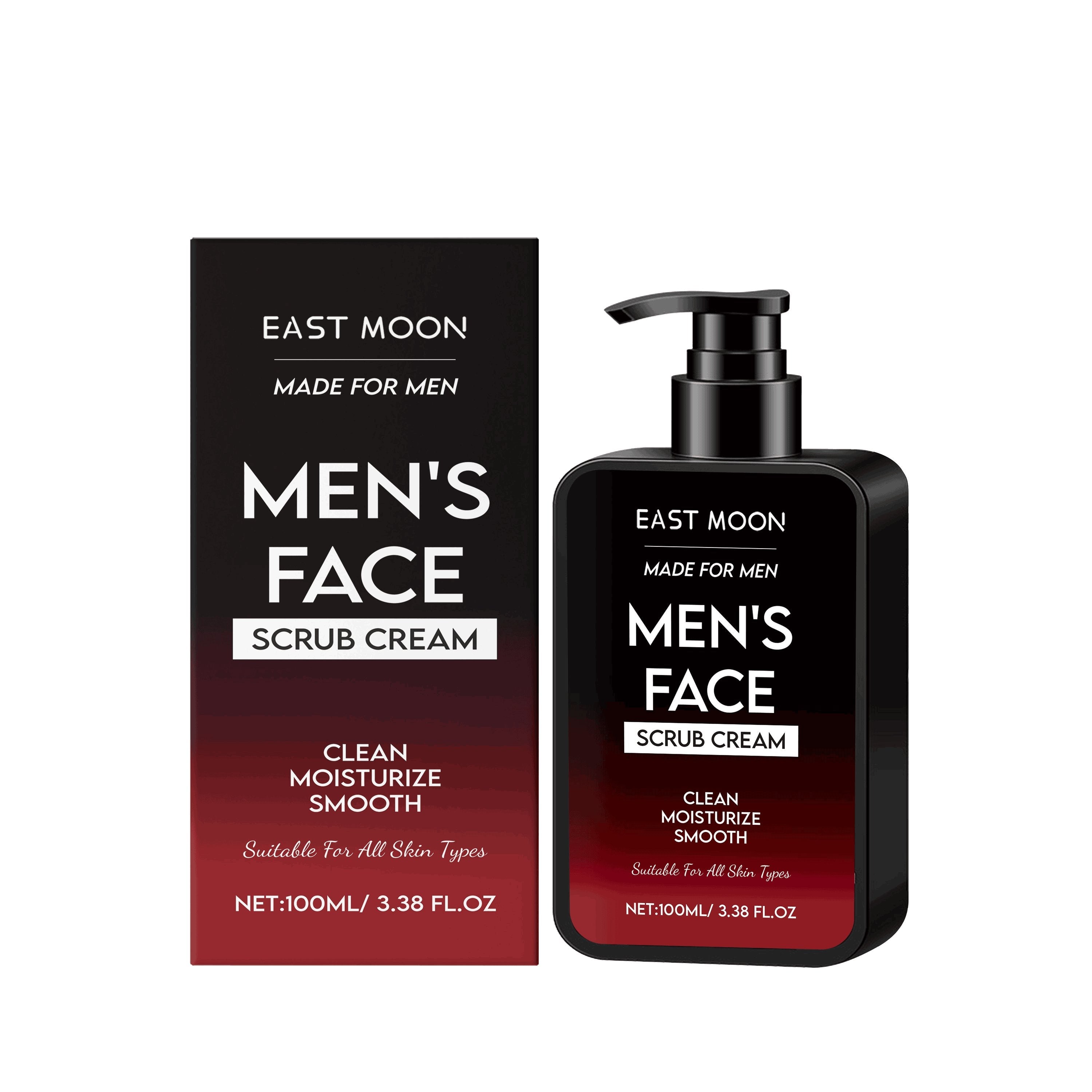 Men's Oil-Control Facial Scrub - Refreshing Purifying Exfoliator - Icon Her