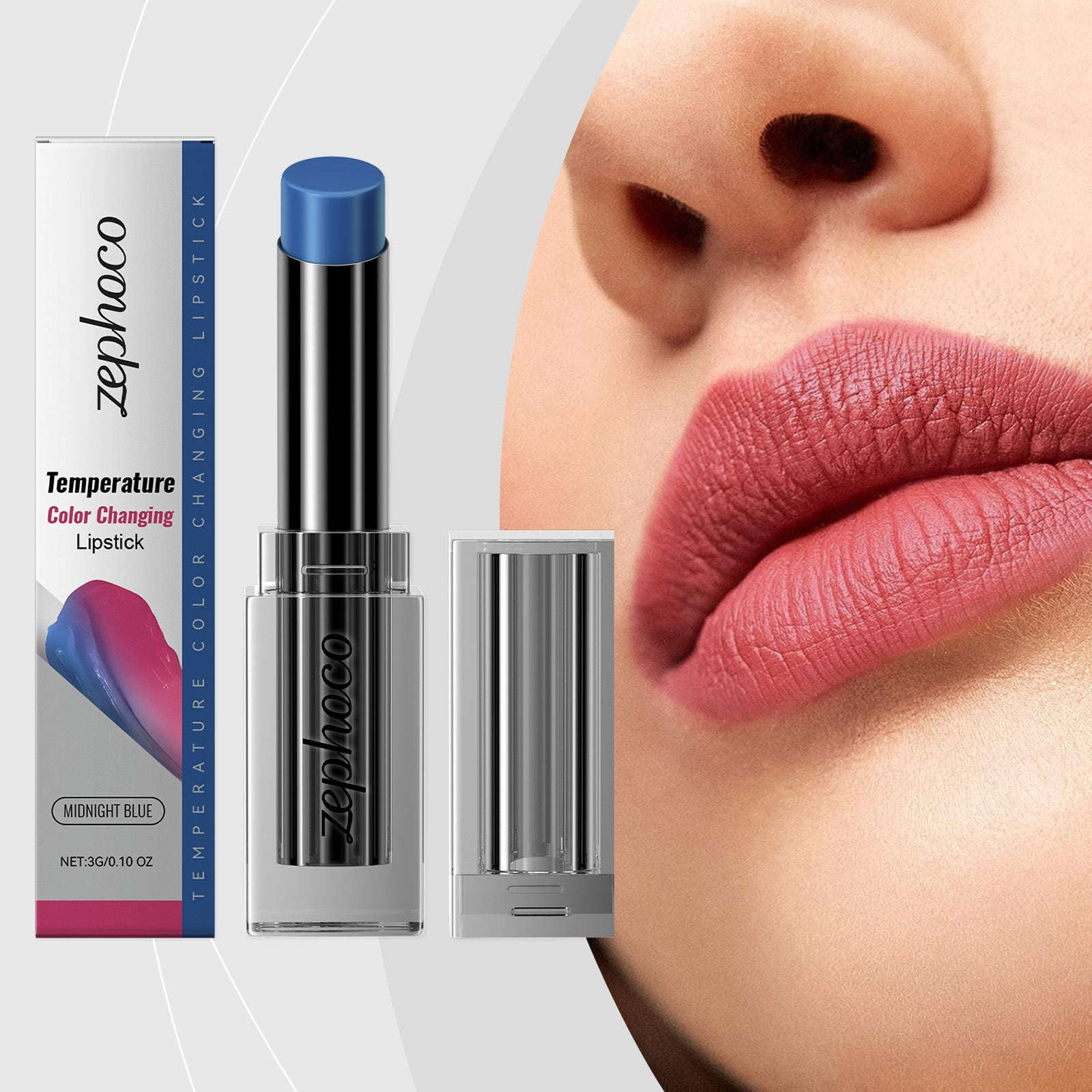 Midnight Blue Hydrating Lip Balm - Nourishing & Color-Changing Lip Care - Icon Her