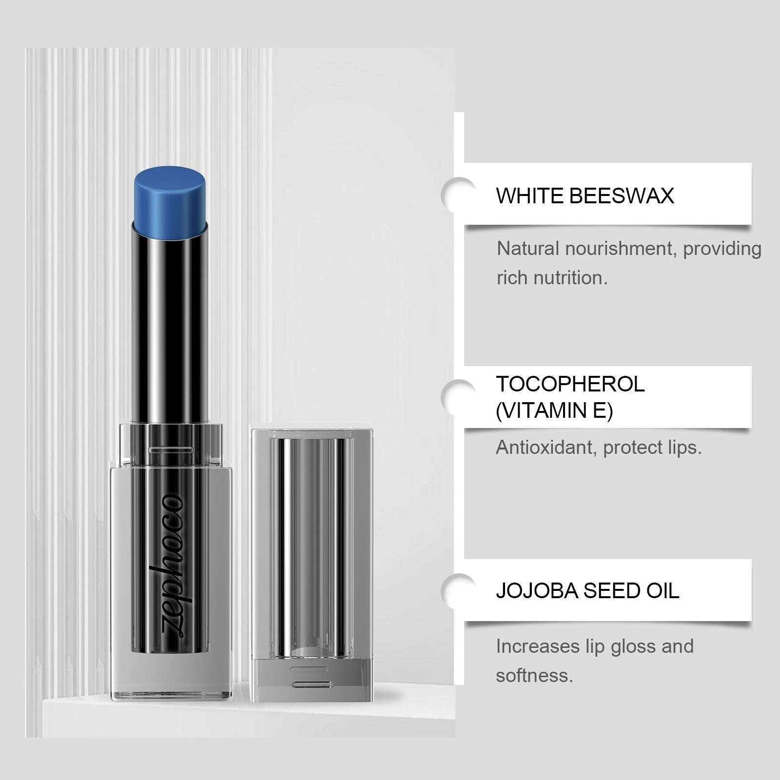 Midnight Blue Hydrating Lip Balm - Nourishing & Color-Changing Lip Care - Icon Her