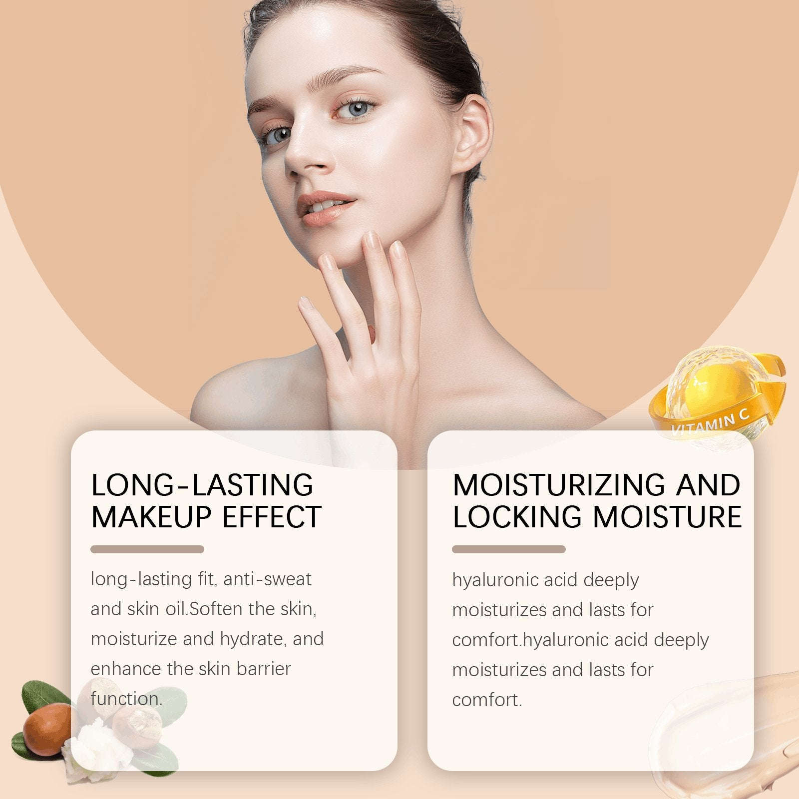 Moisturizing Liquid Foundation – Long-Lasting & Light Skin Care - Icon Her