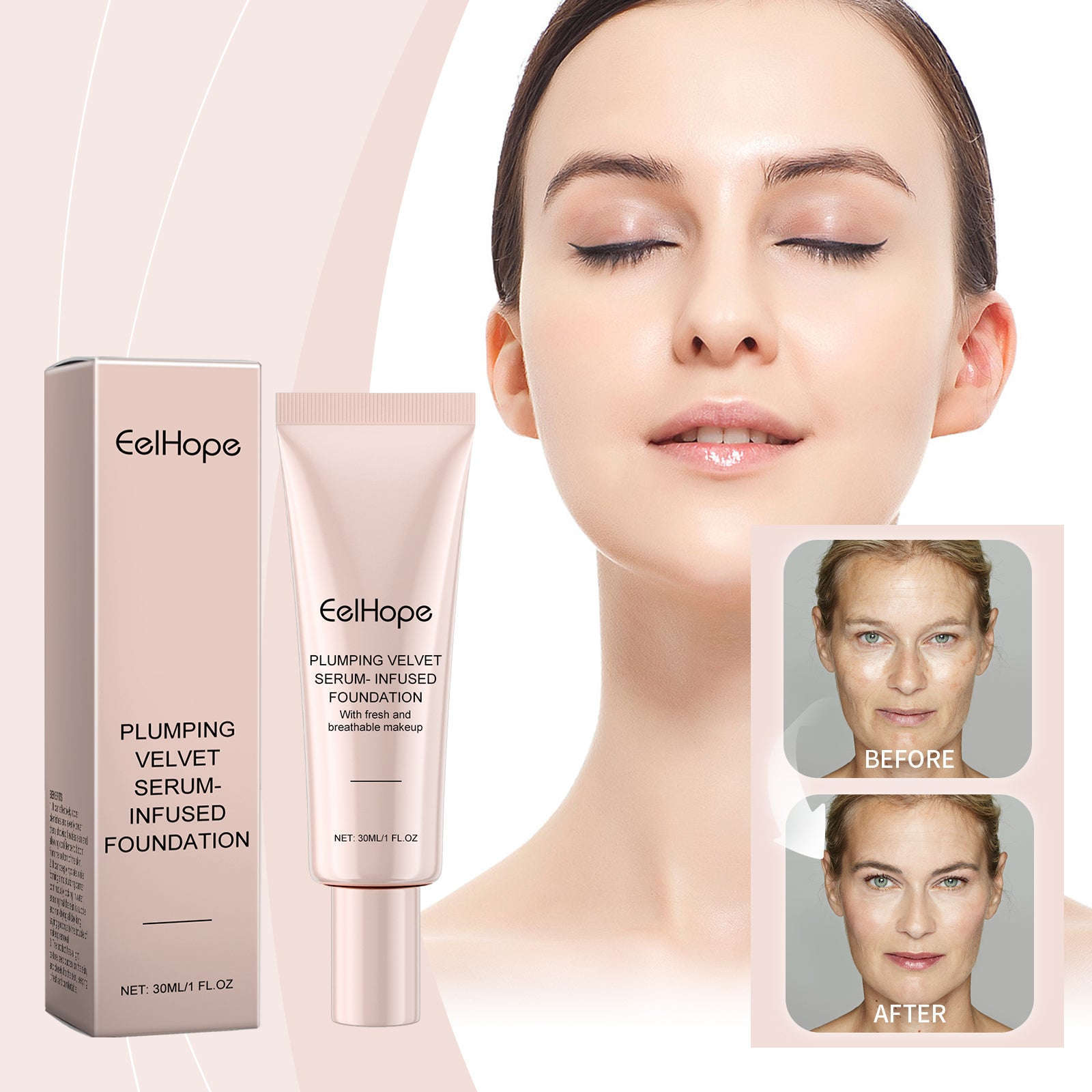 Moisturizing Liquid Foundation – Natural Setting, Refreshing & Light Skin Care - Icon Her