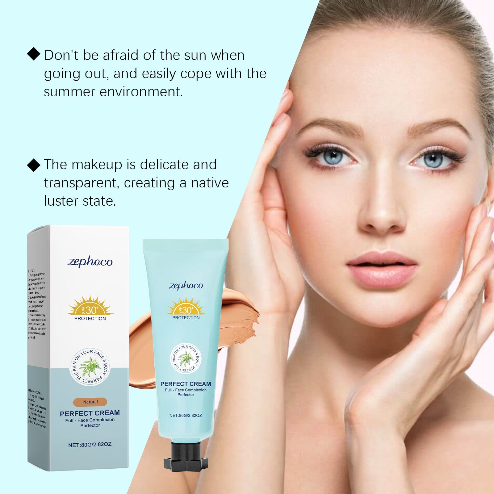 Protective Moisturizing Liquid Foundation - Natural Color & Soft-Matte Finish - Icon Her