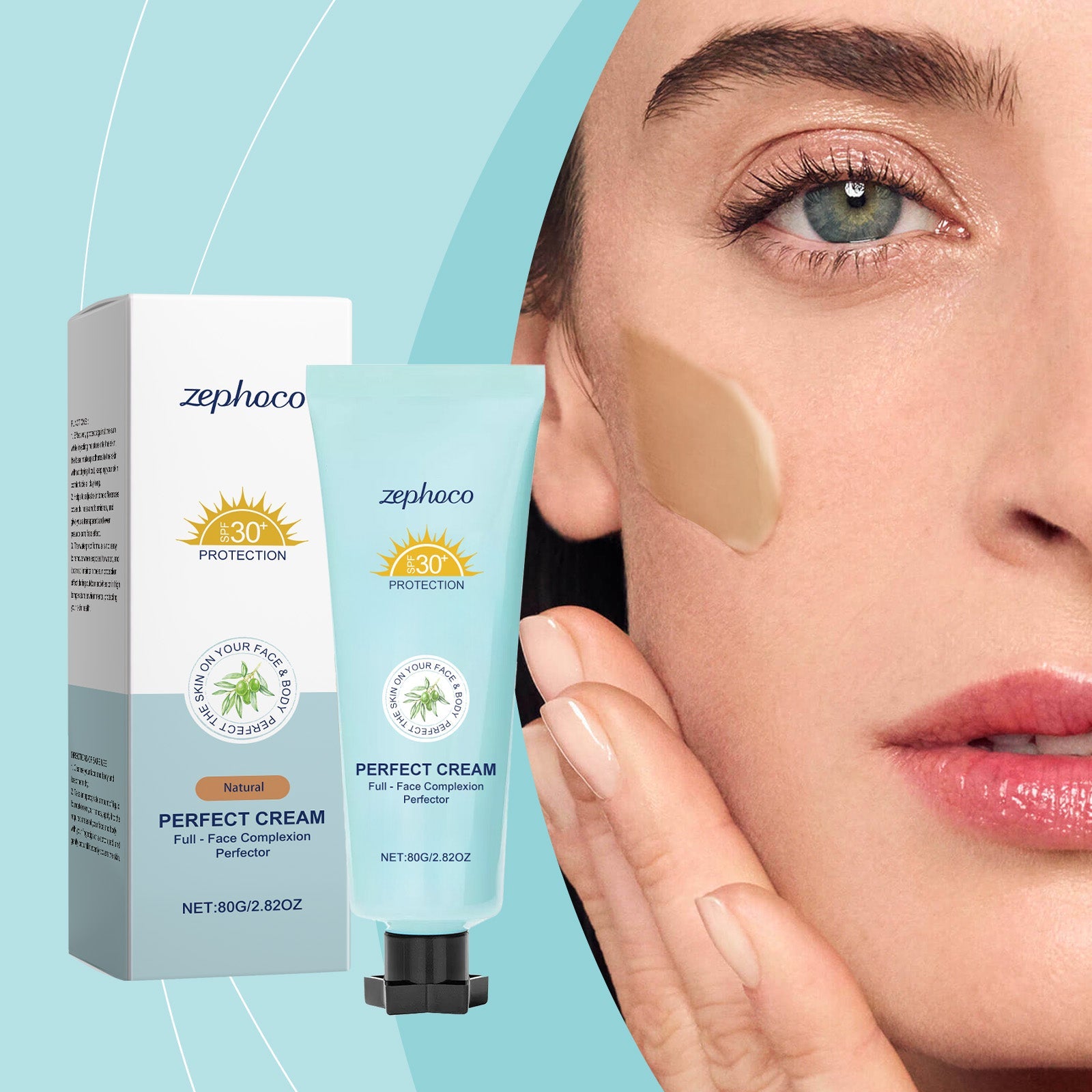 Protective Moisturizing Liquid Foundation - Natural Color & Soft-Matte Finish - Icon Her