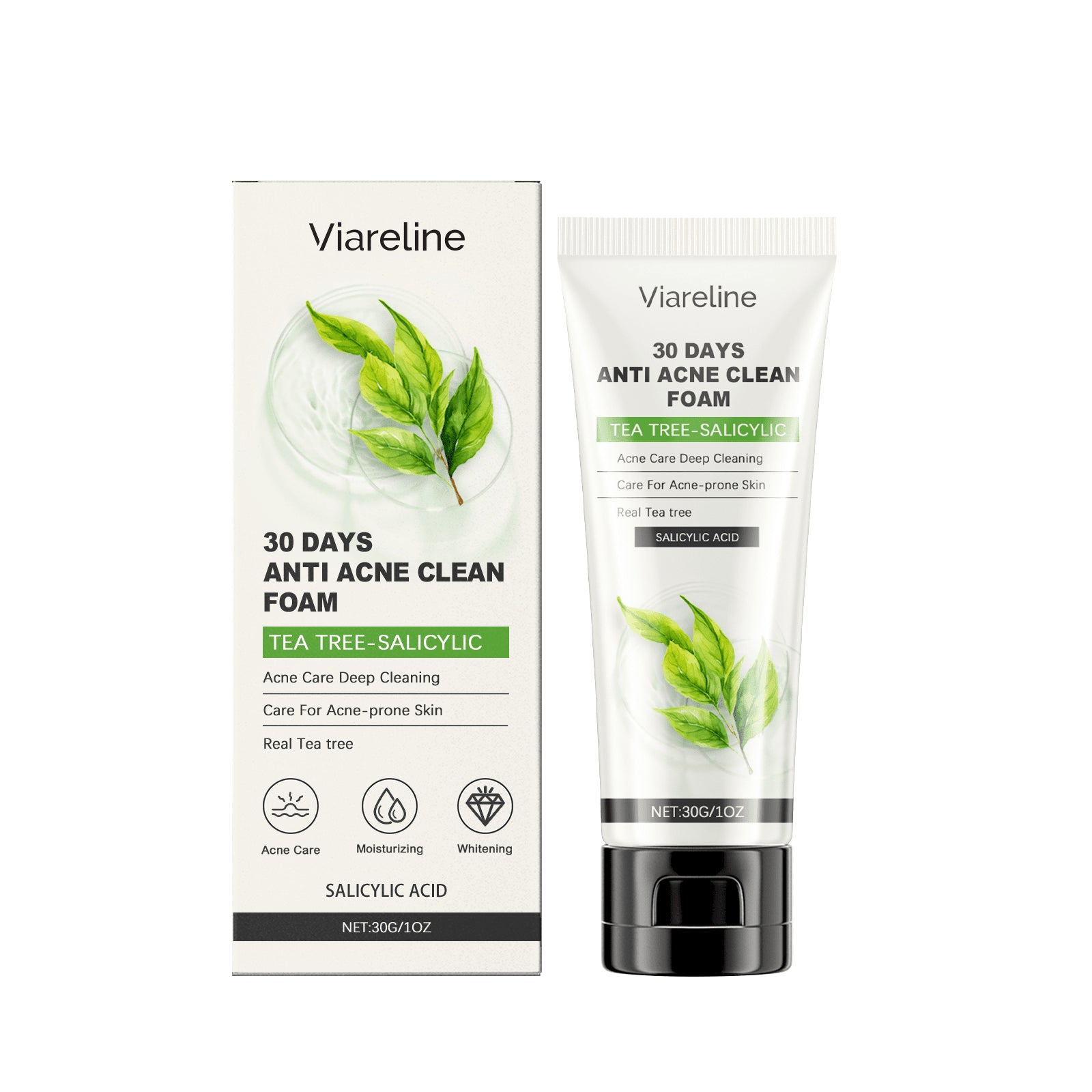 Salicylic Acid Cleanser - Gentle Pore Cleansing & Refreshing Oil-Control Face Wash - Icon Her