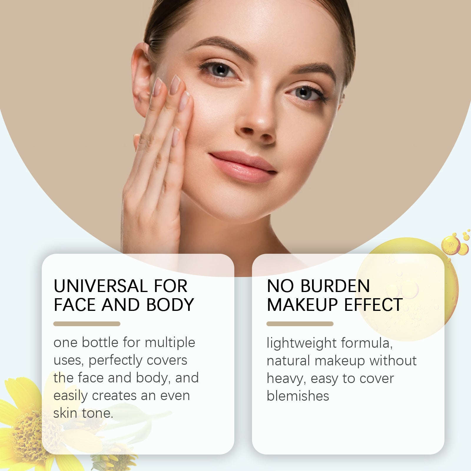 Skin Tone Concealer - Lightweight Hydrating Blemish Cover - Icon Her