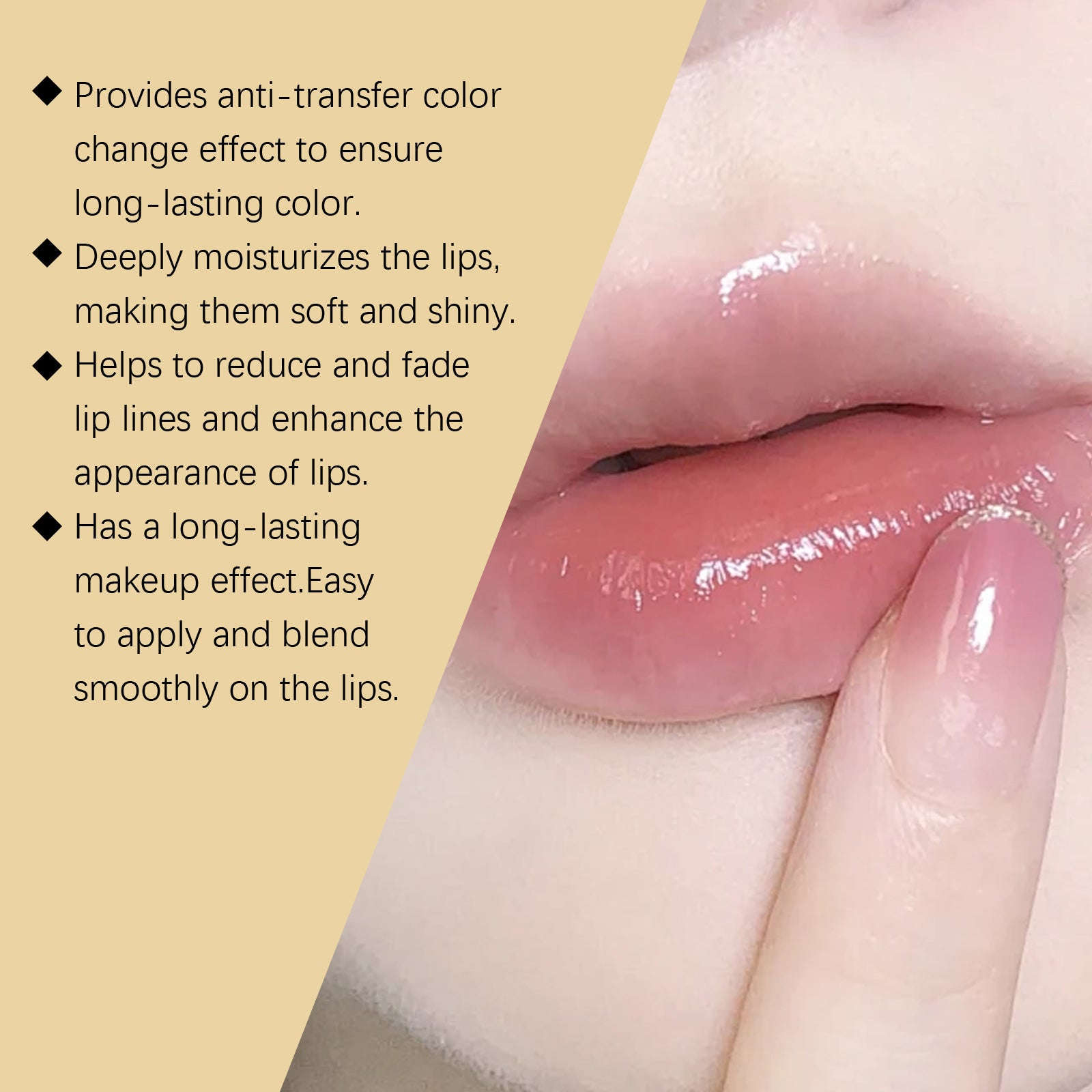 Sparkling Color-Changing Lip Balm - Moisturizing & Brightening Lip Treatment - Icon Her
