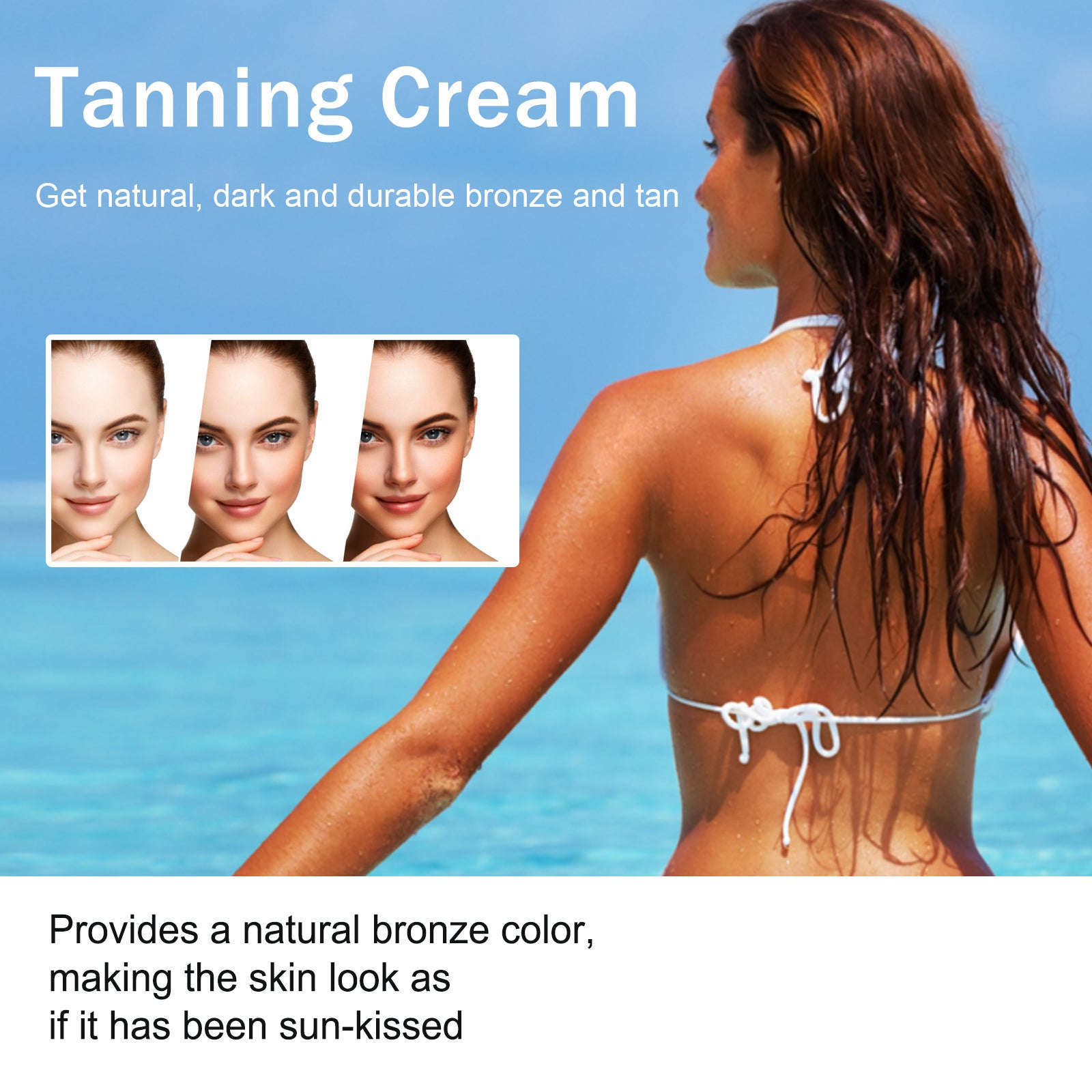 Tanning Cream – Beach Bronzing, Moisturizing & Natural Tan Lotion - Icon Her