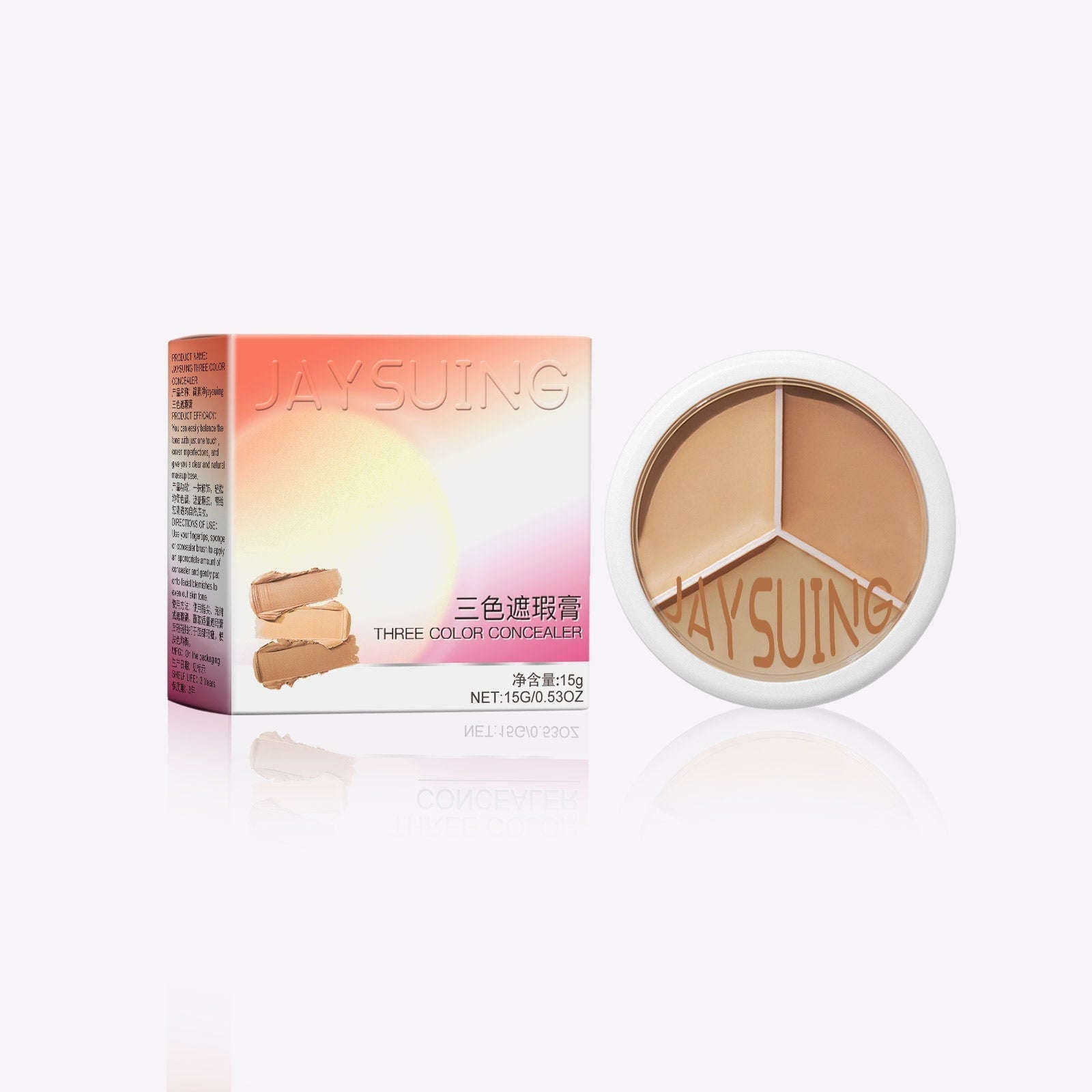 Three-Tone Concealer – Natural Coverage, Brightening & Blendable - Icon Her