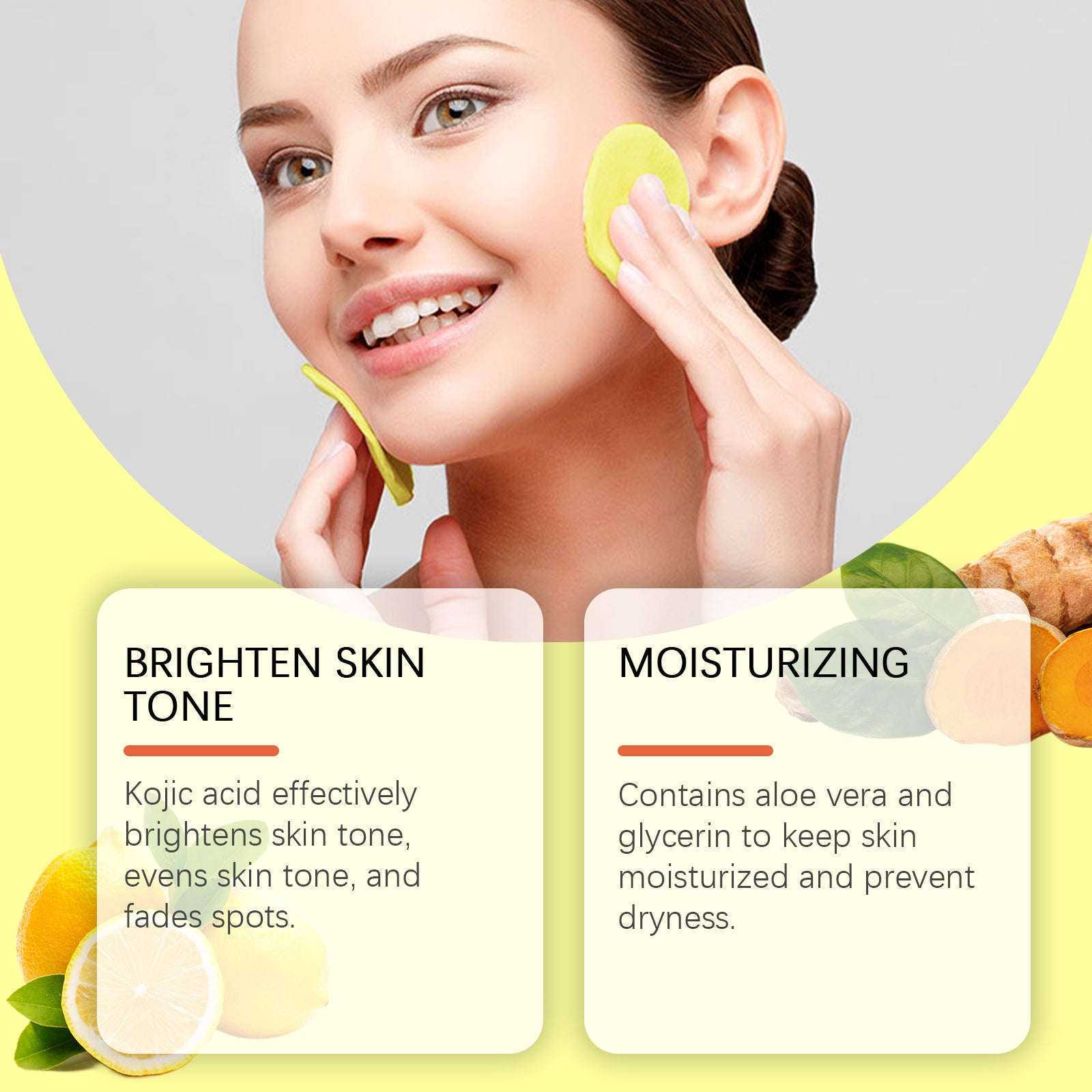 Turmeric Cleanser Pad – Gentle Pore Cleansing & Acne Spot Reducer - Icon Her