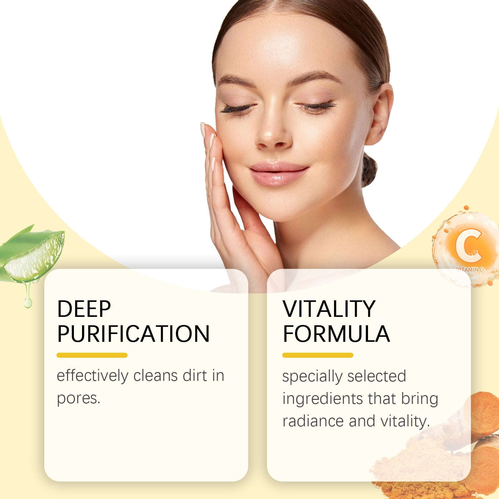 Turmeric Mud Mask - Gentle Pore Cleansing & Hydrating Facial Mask - Icon Her