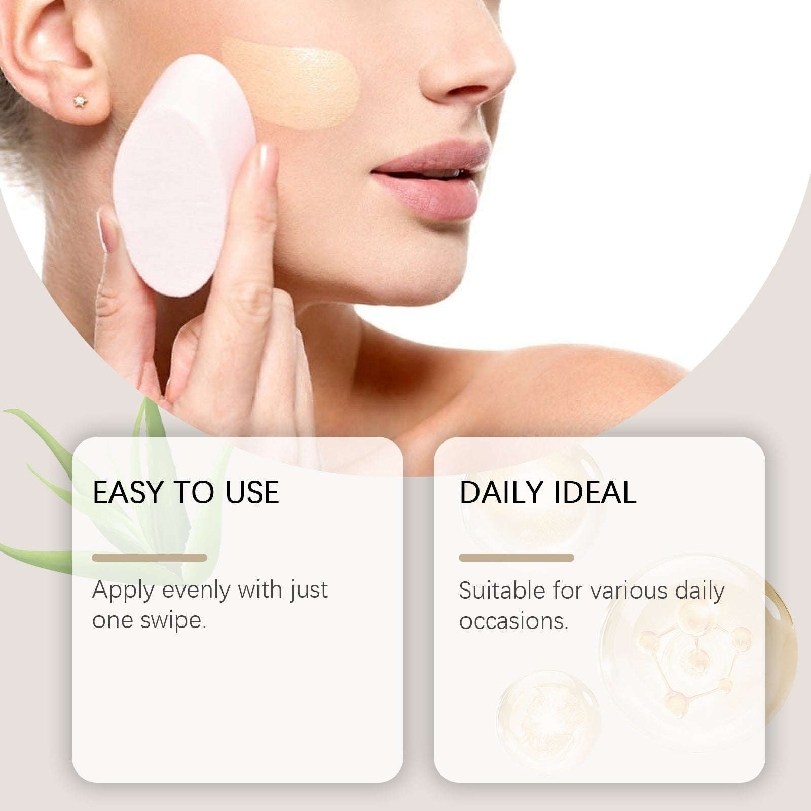 Warm Color-Changing Liquid Foundation – Brightening, Natural & Moisturizing - Icon Her